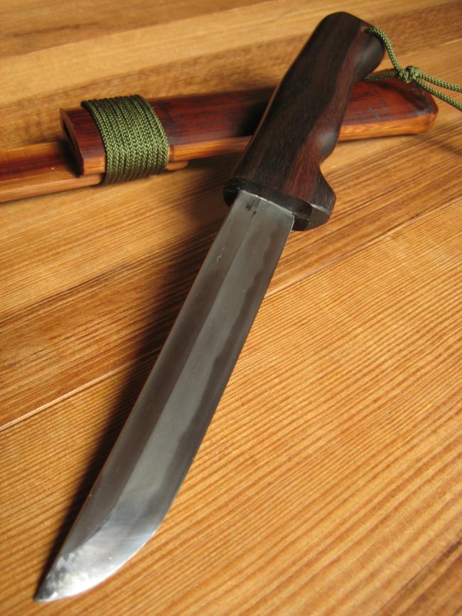 日本刀　残欠　ナイフ　⑩ 玉鋼　真剣　フルタング　バトニング　キャンプ　釣り