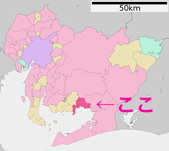gamagori map