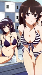 i_313784 bikini breast_hold cleavage kasumigaoka_utaha katou_megumi okuda_yoshiko saenai_heroine_no_sodatekata swimsuits