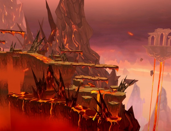 基本プレイ無料のベルトアクションオンラインゲーム『エルソード』　ラノックス地域の新ダンジョン「夢幻の間欠泉」「火山火の関門」を実装だ
