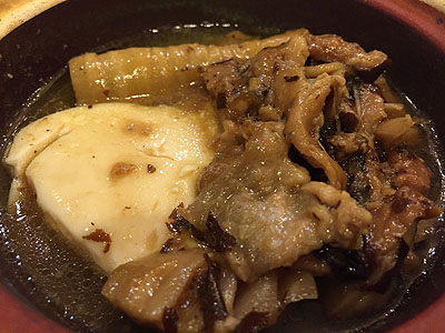 肉タケノコ豆腐