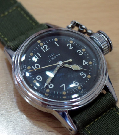 腕時計好きの趣味ブログ 今日はマニアックなハミルトン 軍用ダイバー